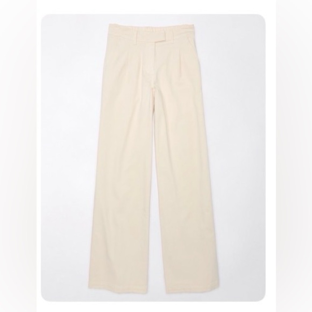 AE Black Ultra Wide-Leg Trousers